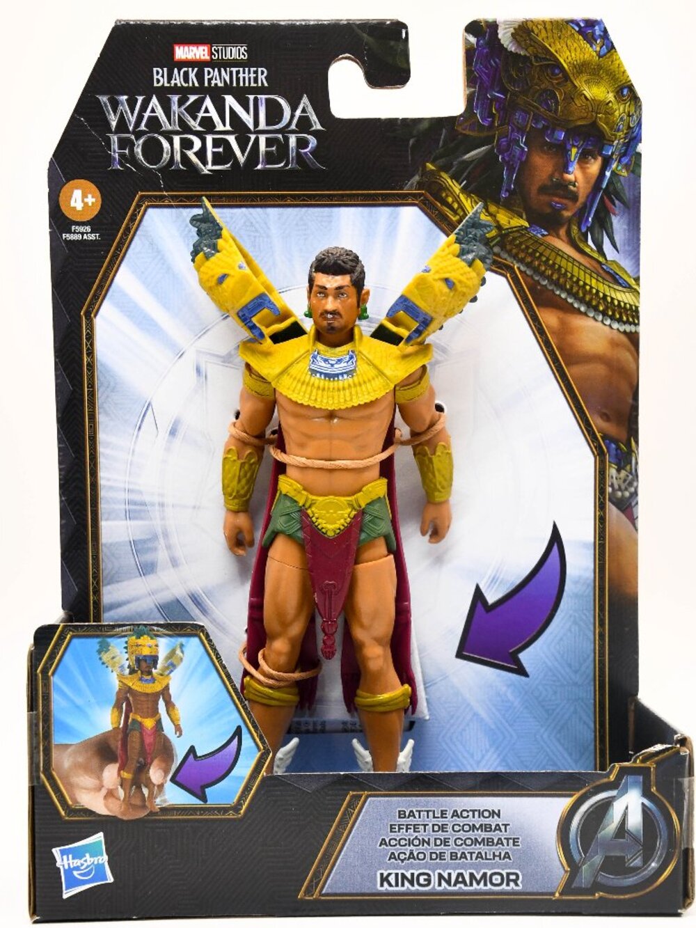 King Namor 6-Inch Black Panther Wakanda Forever Battle Action